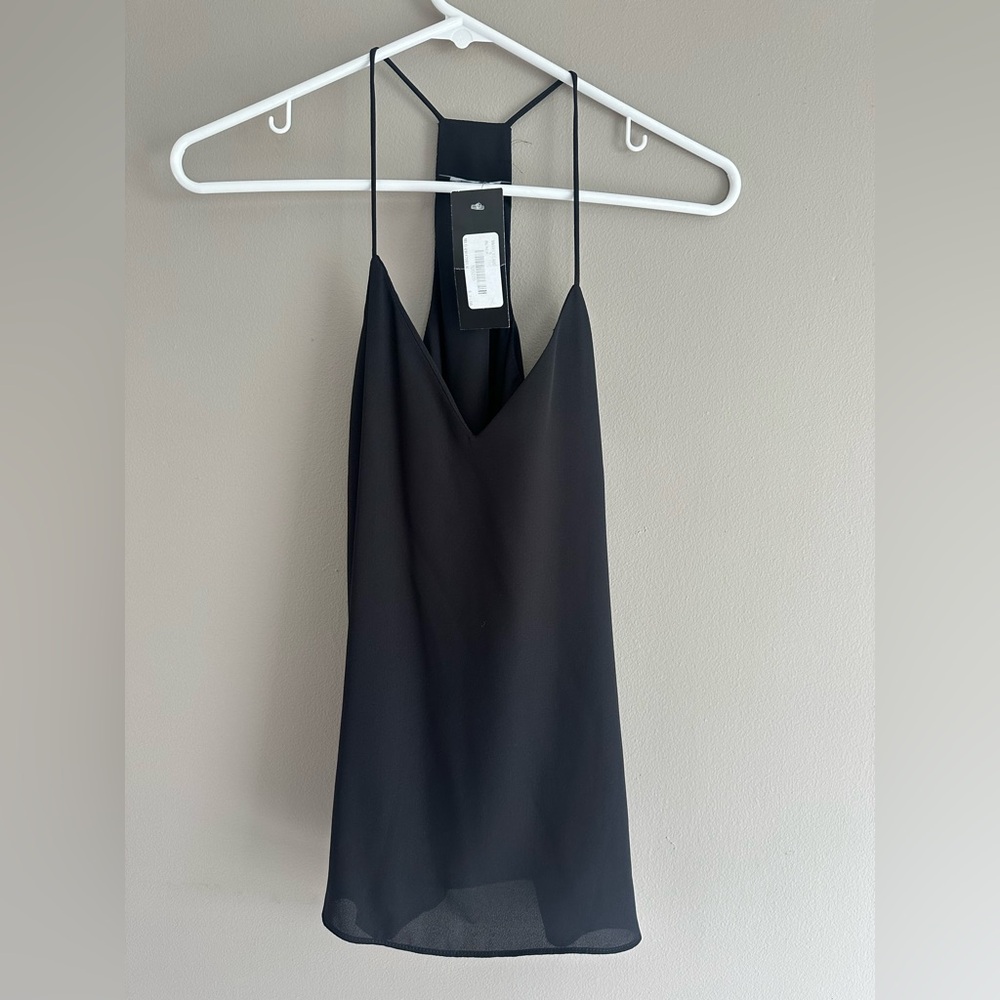 Black Cami with Spaghetti Straps